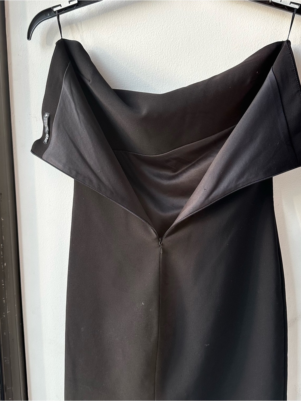 Zara Dress Size L Black Strapless Dress - Picture 5 of 9
